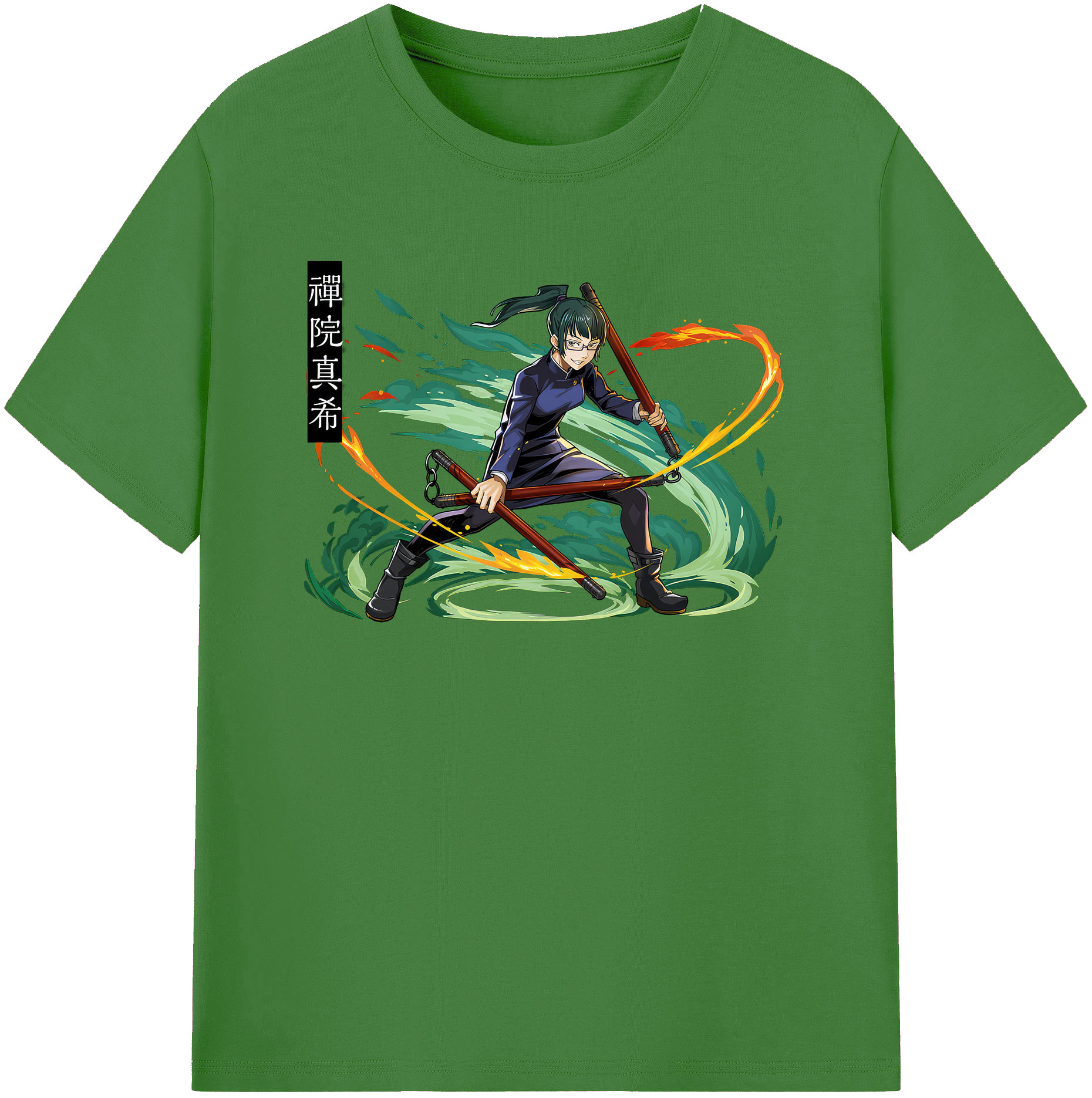 （画像用） 呪術廻戦 Jujutsu Kaisen レディースカジュアルプリントTシャツ（綿100％）